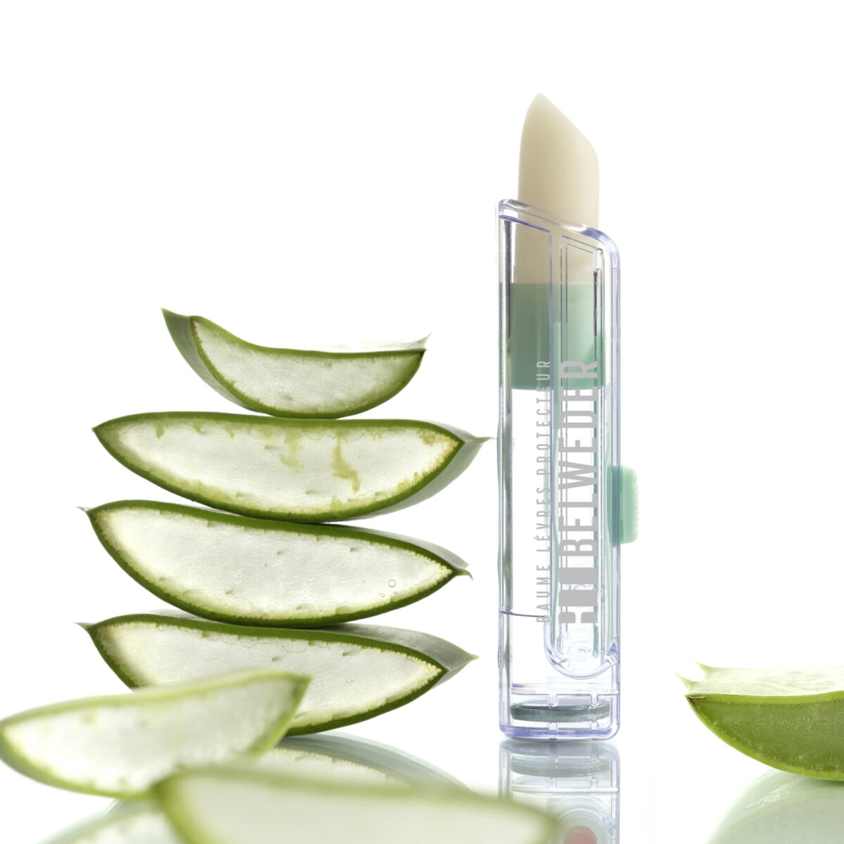 BAUME LÈVRES PROTECTEUR <br>Aloe vera Vitamine E Huile de Coton Baumes à lèvres