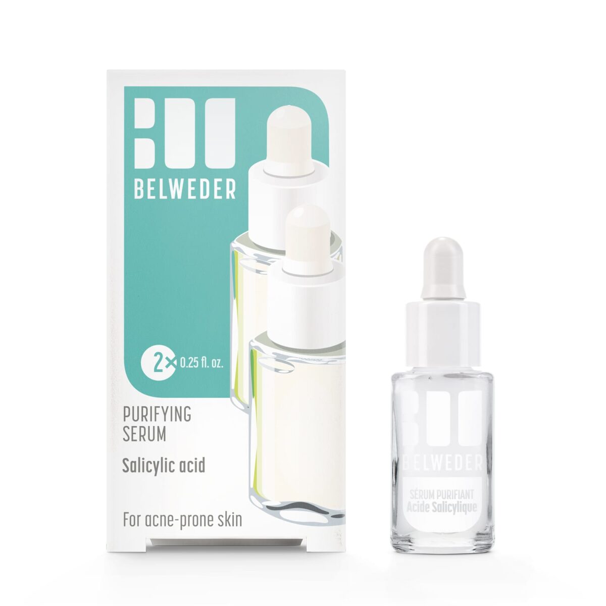 SÉRUM PURIFIANT<br>Acide Salicylique<br>2×7,5ml</br> Exfolier