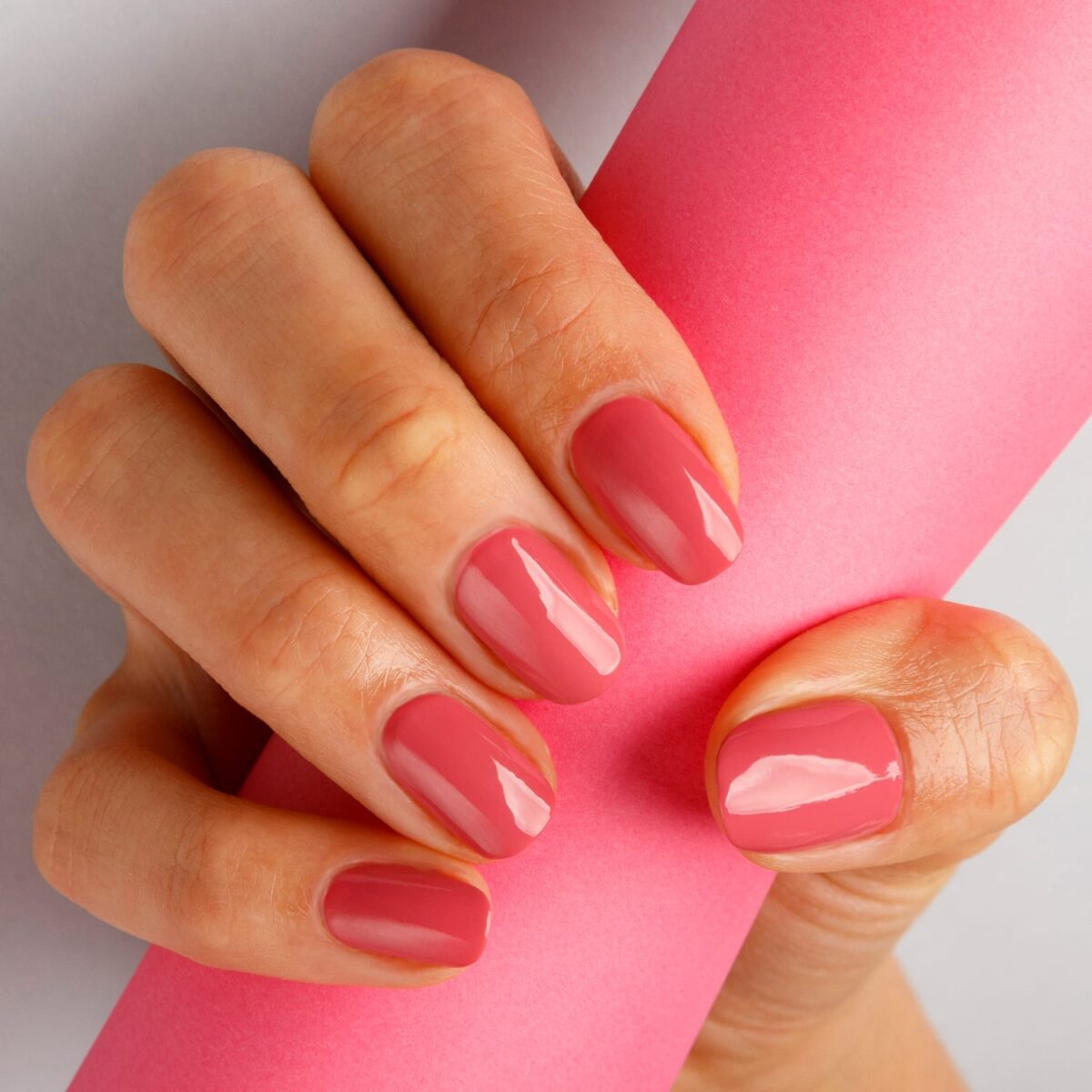 VERNIS À ONGLES Corail rose Ongles