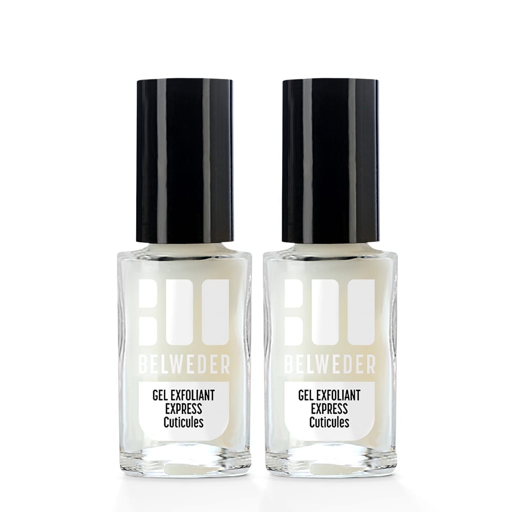 GEL EXFOLIANT EXPRESS<br>Cuticules<br>2×7,5ml</br> Gels 2