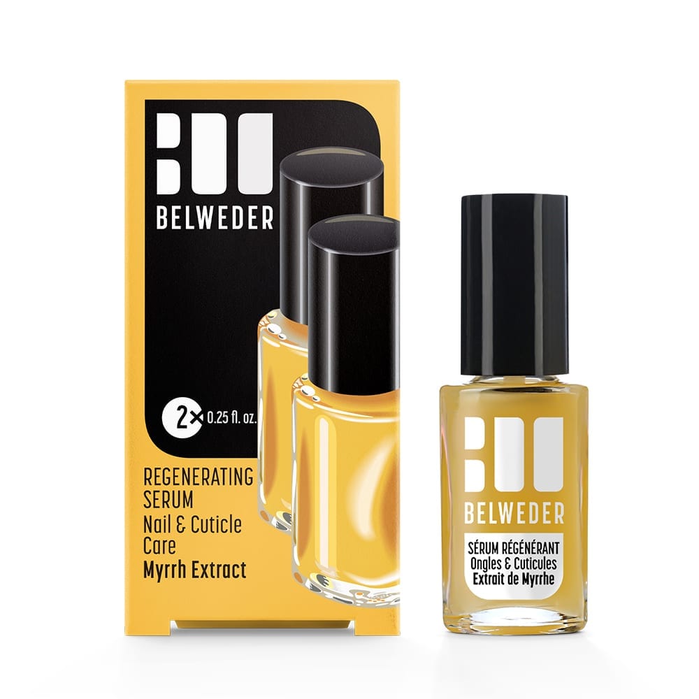 SÉRUM RÉGÉNÉRANT<br>Ongles & Cuticules Extrait de Myrrhe<br>2 x 7,5 ml </br> Huiles