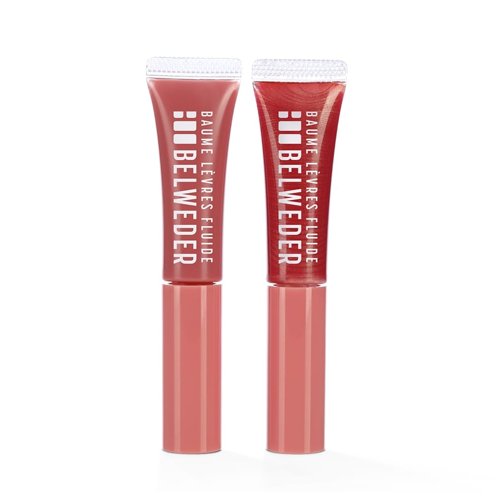 BAUMES LÈVRES FLUIDES <br>Huile de Rose NUDE & PÉTALES SAFRANÉS<br>2×7,5ml</br> Anti-âge 2