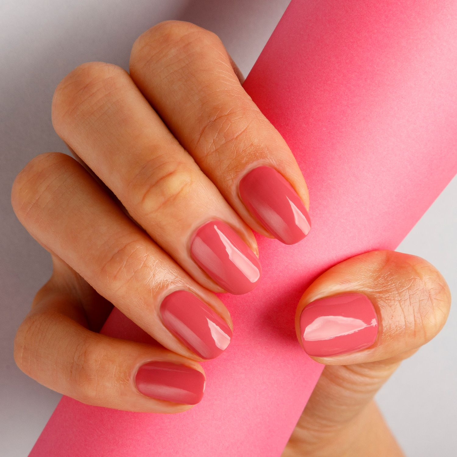 VERNIS À ONGLES Corail rose Ongles 7